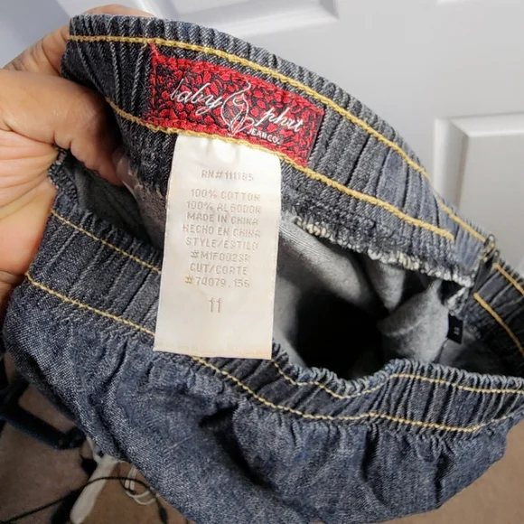 Baby Phat Dark Denim Strapless Romper - Picture 2 of 5